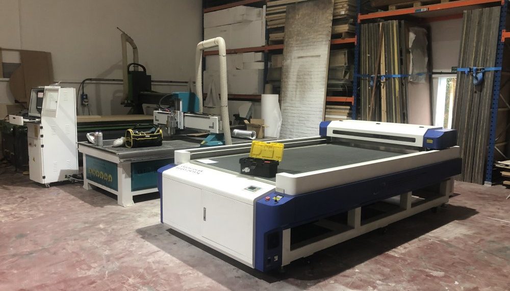 Delivery of CKJ 1325 CNC router and laser