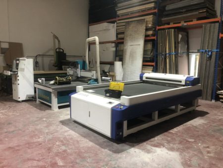 Delivery of CKJ 1325 CNC router and laser